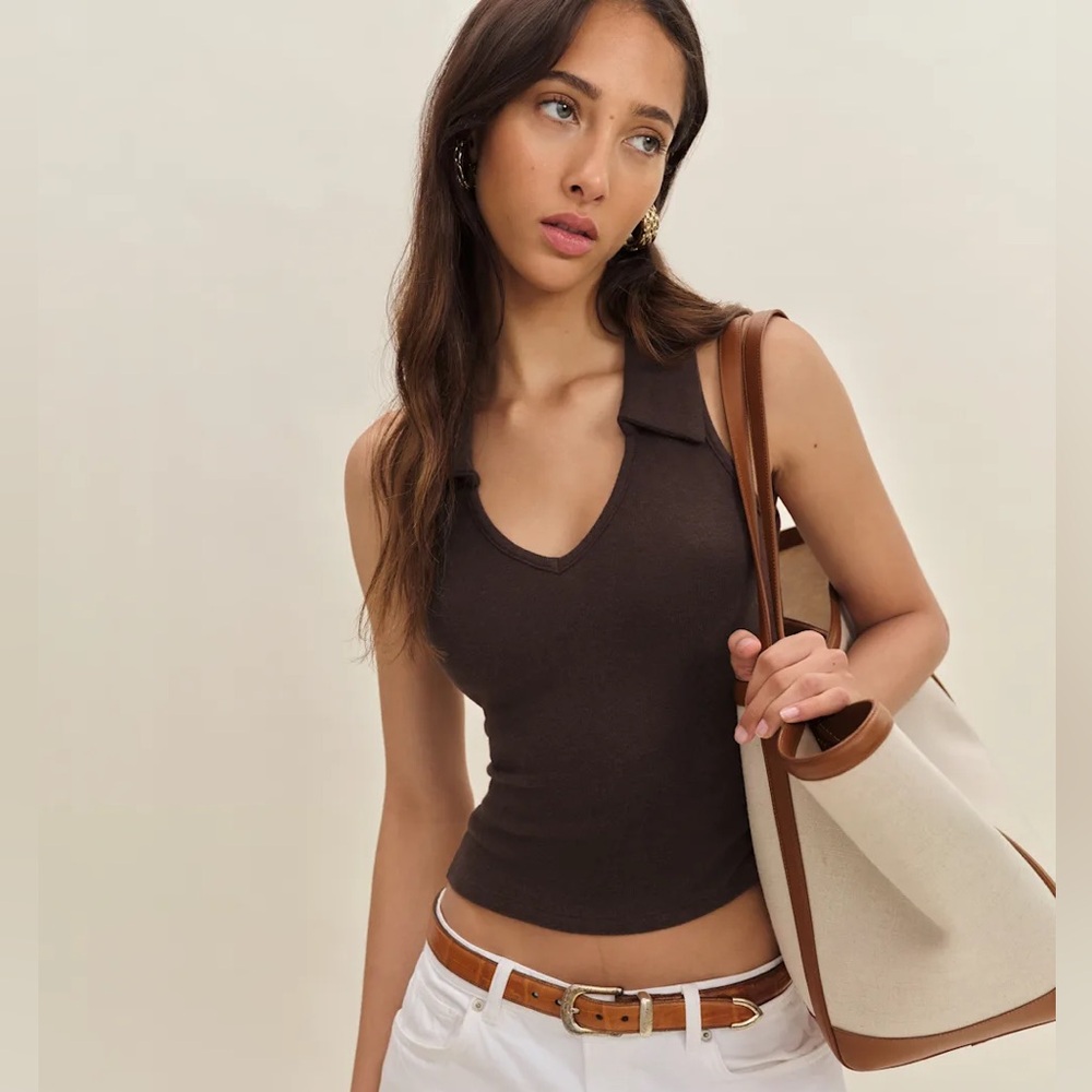 NWT Reformation Austine Knit Top